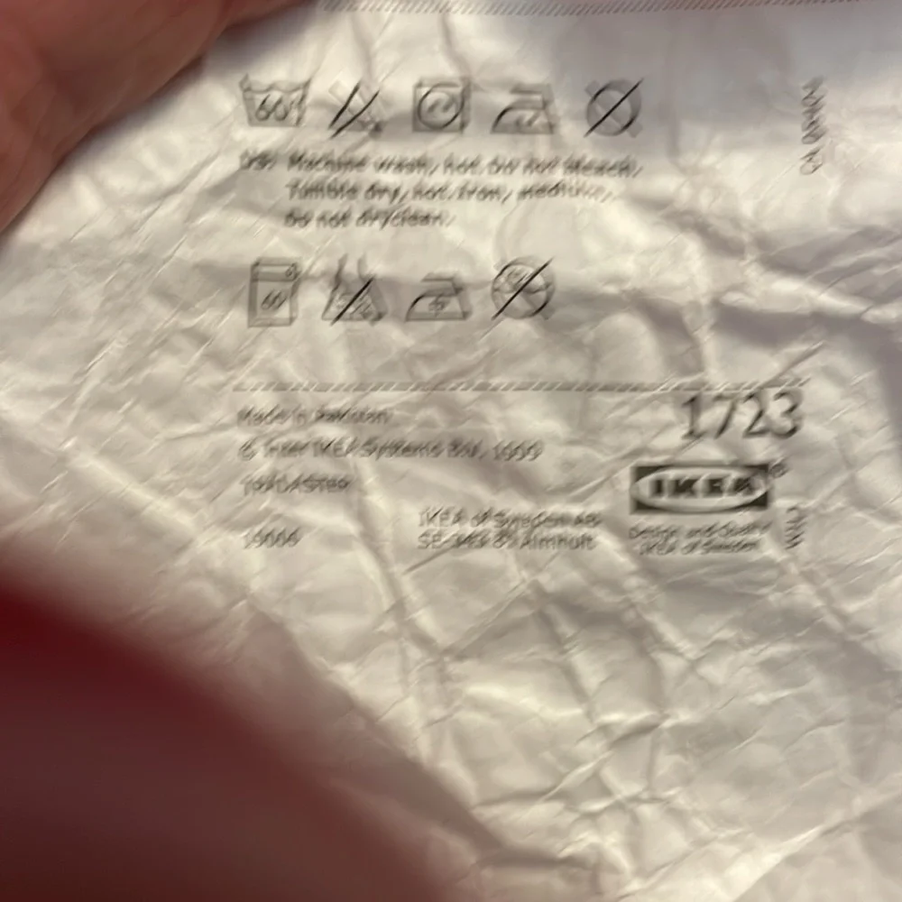 IKEA queen size duvet cover and 2 shams